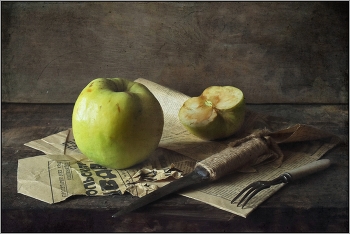 ... Осенний этюд..... / предметная композиция