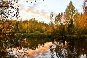 Тихий, осенний вечер ... / Осенний этюд ...