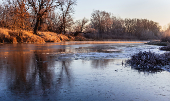 Утром ранним тонкий лёд. / ...