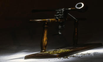 Любимая трубка. / Натюрморт.