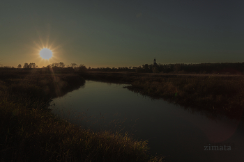 вечерний пейзаж / осенняя безмятежность