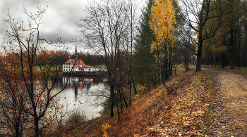 Поздняя осень... / осень,природа,Приоратский дворец,