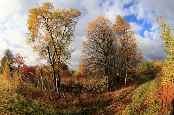 Осень в деревне / Клин
