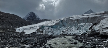 Софийский ледник.Рождение реки Ак_Кол / Алтай, Софийский ледник