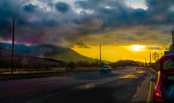 Закат над Ангарским перевалом / Крым Ноябрь