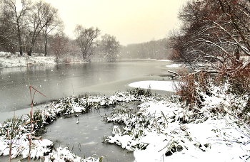 Первые снег и лёд в ноябре / Первые снег и лёд в ноябре