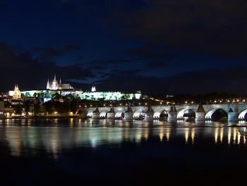 Прага / Ночной город