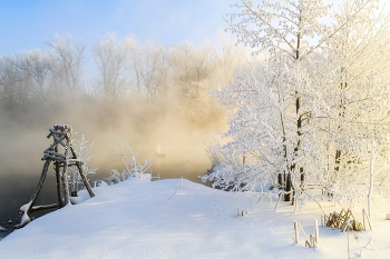 Морозное,чудесное утро / Февральские туманы ,Sigma Dp1x
