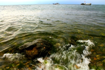 озеро Байкал в Листвянке (Иркутская область) / озеро Байкал в Листвянке (Иркутская область)