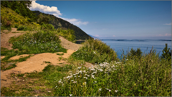 По байкальским берегам. / Байкал, в окрестностях Листвянки.