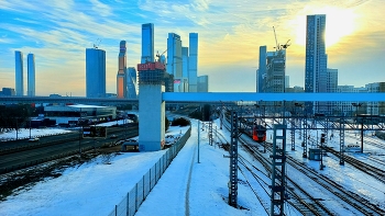 Вид на Деловой центр &quot;Москва-Сити&quot; / Вид на Деловой центр &quot;Москва-Сити&quot;