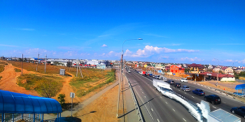 PANORAMA DE LA CARRETERA / Панорама трассы Астрахань-Нариманов и дальше.