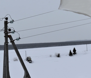 клёшь и жёлтый ботинок / _____