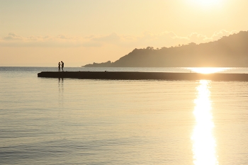 Свидание на рассвете... / о. Корфу