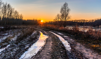 Предпоследний вечер прошедшей осени. / ...