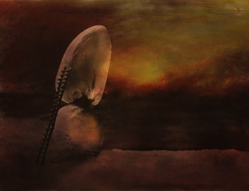 Лестница / Рыбий пузырь на закате