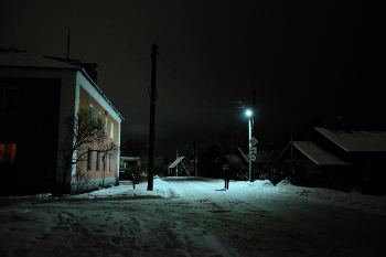 Тихий вечер #6 / Зимним вечером на ул. Новый быт. Витебск.