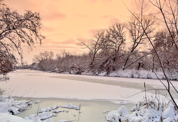 Утро зимнее на реке / Утро зимнее на реке