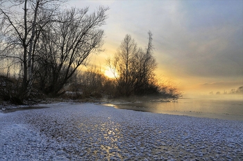 Застывший рассвет / Пейзаж
