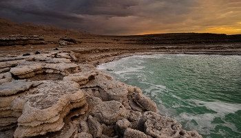 Рассвет на Мертвом море / Израиль