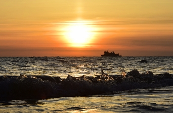Закат / Черноморский закат в феврале