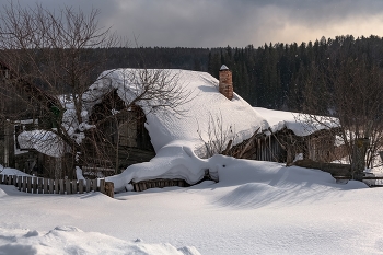 Под снегом / Сухобузимский район, деревня Минск