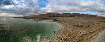 Панорама Мертвого моря / Израиль