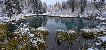 Гейзерное озеро / По первом снегу
