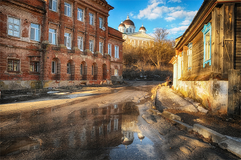 Весенняя акварель / Вечерний свет