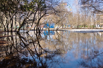 Весенняя палитра городского парка / ***