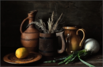 .... Белый лук .... / предметная композиция