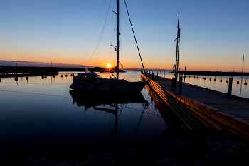 &nbsp; / Sonnenuntergang an der Nordspitze ölands