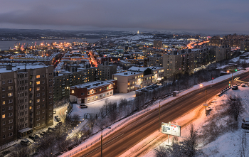 городские огни / Мурманск