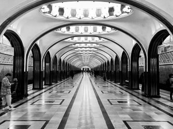 станция метро "Маяковская"(Замоскворецкая линия) / станция метро "Маяковская"(Замоскворецкая линия)