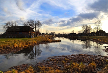 Глубокая осень / Томская область, село Нарым