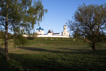 Вечерний пейзаж / Высоцкий монастырь город Серпухов