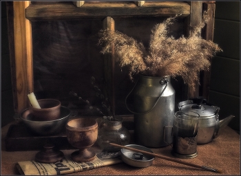 ..... Сухой букет .... / предметная композиция