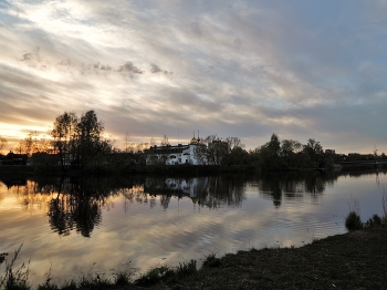 на закате / Колпино