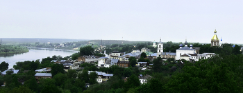 Городок на реке Оке / Здесь есть и невообразимая для уездного городка архитектура, и многочисленные холмы, с которых открывается потрясающие виды на заокские просторы, и тишина, прерываемая только колокольным звоном... Касимов.