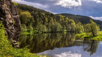 &nbsp; / flussbiegung am schwarzen regen