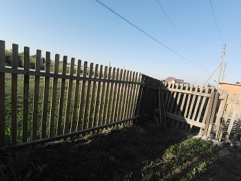 заборчик / забор на улицу