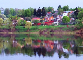 Ах,Таруса городок... / Вечерний вечер над Тарусой!