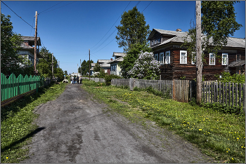 Июнь на Севере. / Деревня Пустошь в окрестностях Архангельска.
