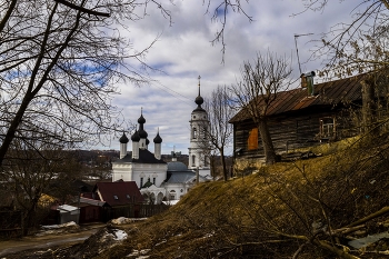 Вид на храм / Калуга, Казанский храм.