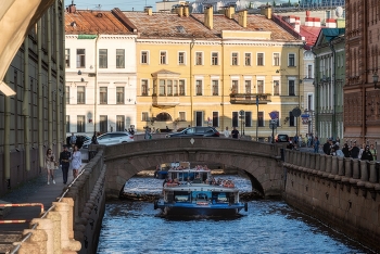 Зимняя канавка. / Питерский вечер. Июнь 2023.