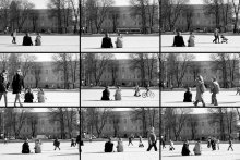 Двое / на площади в Вильне