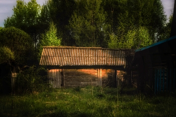Вечер в деревне / Один из вечеров в деревне Калужской области