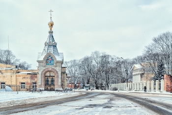 Зимний Кронштадт. Часовня Спас на Водах. / Январь 2022.