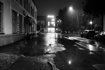 ч/б дождь #4 / Витебск