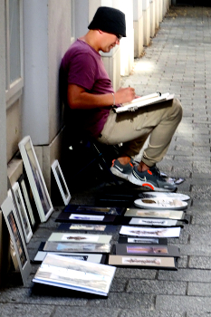 Street artist! / Город и деревня